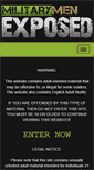 Mobile Screenshot of militarymenexposed.com